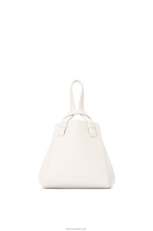 Loewe Women Hammock Nugget bag in nappa calfskin 206XF499 Soft White - Image 5