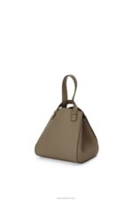 Loewe Women Hammock Nugget bag in soft grained calfskin 206XF500 Laurel Green - Image 3