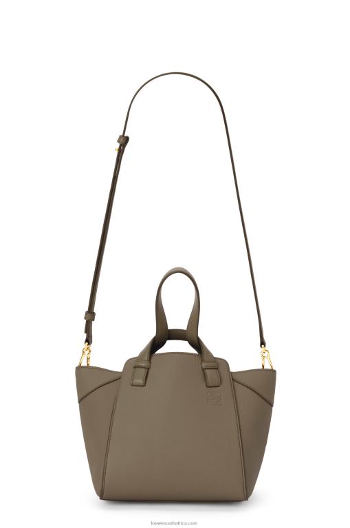 Loewe Women Hammock Nugget bag in soft grained calfskin 206XF500 Laurel Green - Image 6