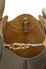 Loewe Women Hammock Nugget bag in soft grained calfskin 206XF500 Laurel Green - Image 8