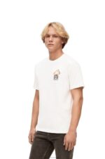 Loewe Women Heen Anagram T-shirt in cotton 206XF845 White - Image 3