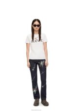 Loewe Women Heen T-shirt in cotton 206XF833 White