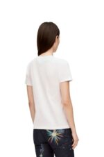 Loewe Women Heen T-shirt in cotton 206XF833 White - Image 3