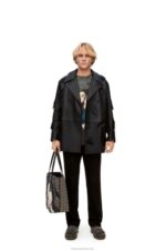 Loewe Women Howl peacoat in nappa 206XF1107 Black