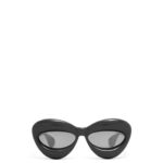 Loewe Women Inflated cateye sunglasses in nylon 206XF1423 Black