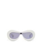 Loewe Women Inflated mask sunglasses in nylon 206XF1499 Grey
