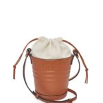 Loewe Women Jardinier pocket in calfskin 206XF227 Tan