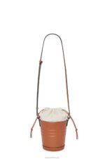 Loewe Women Jardinier pocket in calfskin 206XF227 Tan - Image 4