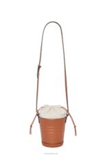 Loewe Women Jardinier pocket in calfskin 206XF227 Tan - Image 5