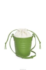 Loewe Women Jardinier pocket in calfskin 206XF228 Spring Green
