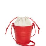 Loewe Women Jardinier pocket in calfskin 206XF229 Red