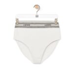 Loewe Women Knit briefs in viscose 206XF965 White
