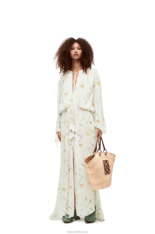 Loewe Women Large Anagram Basket bag in iraca palm and calfskin 206XF17 Natural/Tan - Image 7