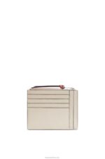 Loewe Women Large coin cardholder in soft grained calfskin 206XF1353 Light Oat/Honey - Image 2