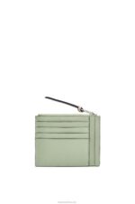 Loewe Women Large coin cardholder in soft grained calfskin 206XF1354 Rosemary/Tan - Image 2
