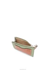 Loewe Women Large coin cardholder in soft grained calfskin 206XF1354 Rosemary/Tan - Image 6