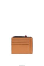 Loewe Women Large coin cardholder in soft grained calfskin 206XF1385 Light Caramel/Pecan - Image 2