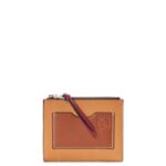 Loewe Women Large coin cardholder in soft grained calfskin 206XF1385 Light Caramel/Pecan