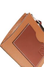 Loewe Women Large coin cardholder in soft grained calfskin 206XF1385 Light Caramel/Pecan - Image 4
