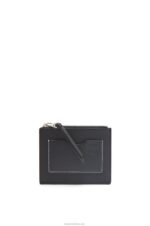 Loewe Women Large coin cardholder in soft grained calfskin 206XF1386 Black