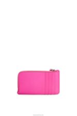 Loewe Women Large coin holder in classic calfskin 206XF1330 Fuchsia - Image 2