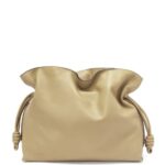 Loewe Women Large Flamenco clutch in nappa calfskin 206XF423 Clay Green