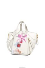 Loewe Women Maruja Mallo Hammock compact bag in classic calfskin 206XF339 Soft White - Image 3
