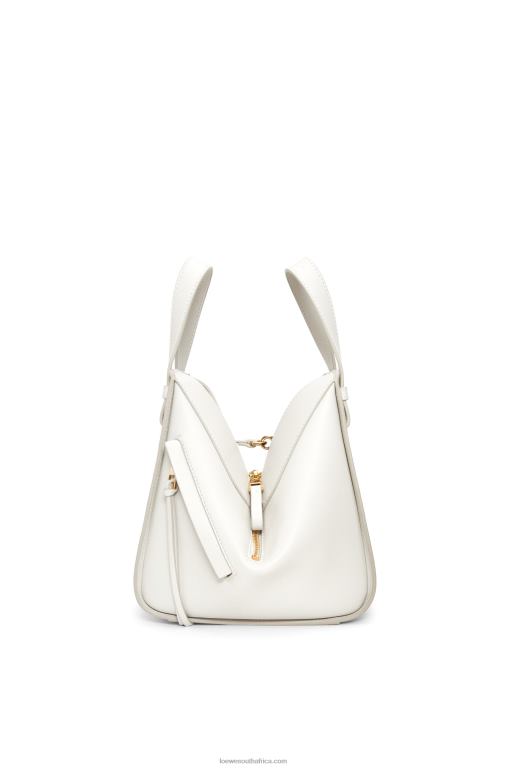 Loewe Women Maruja Mallo Hammock compact bag in classic calfskin 206XF339 Soft White - Image 4