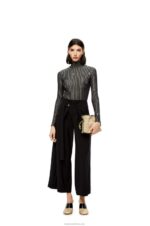 Loewe Women Mini Flamenco clutch in Anagram jacquard and calfskin 206XF291 Green/Avocado Green - Image 2