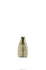 Loewe Women Mini Flamenco clutch in Anagram jacquard and calfskin 206XF291 Green/Avocado Green - Image 4