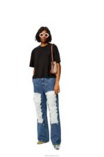 Loewe Women Mini Flamenco clutch in Anagram jacquard and calfskin 206XF310 Tan/Pecan - Image 9