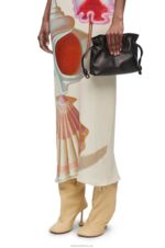 Loewe Women Mini Flamenco clutch in nappa calfskin 206XF206 Black - Image 2