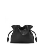 Loewe Women Mini Flamenco clutch in nappa calfskin 206XF206 Black
