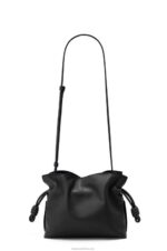 Loewe Women Mini Flamenco clutch in nappa calfskin 206XF206 Black - Image 6