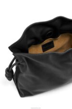 Loewe Women Mini Flamenco clutch in nappa calfskin 206XF206 Black - Image 7