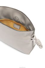 Loewe Women Mini Flamenco clutch in nappa calfskin 206XF236 Ghost - Image 5