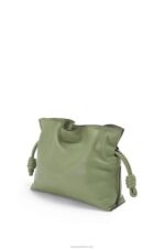 Loewe Women Mini Flamenco clutch in nappa calfskin 206XF259 Rosemary - Image 2