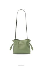 Loewe Women Mini Flamenco clutch in nappa calfskin 206XF259 Rosemary - Image 4