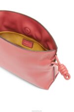 Loewe Women Mini Flamenco clutch in nappa calfskin 206XF267 Peach Bloom - Image 5