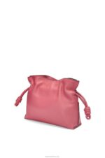 Loewe Women Mini Flamenco clutch in nappa calfskin 206XF272 Plumrose - Image 2