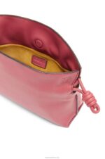 Loewe Women Mini Flamenco clutch in nappa calfskin 206XF272 Plumrose - Image 5