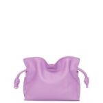 Loewe Women Mini Flamenco clutch in nappa calfskin 206XF321 Guimauve