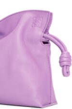 Loewe Women Mini Flamenco clutch in nappa calfskin 206XF321 Guimauve - Image 6