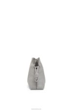 Loewe Women Mini Flamenco clutch in nappa calfskin 206XF328 Pearl Grey - Image 3