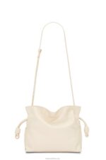 Loewe Women Mini Flamenco clutch in nappa calfskin 206XF331 Angora - Image 4