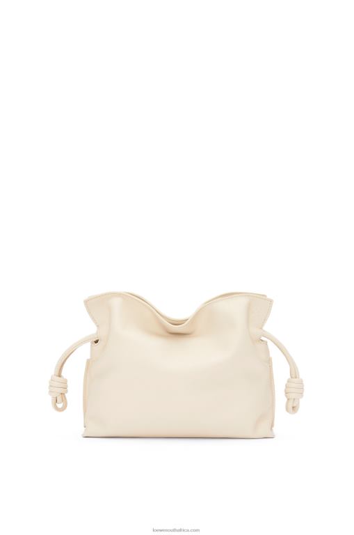 loewe_women_mini_flamenco_clutch_in_nappa_calfskin_206xf331_angora.jpg Loewe Women Mini Flamenco clutch in nappa calfskin 206XF331 Angora - Image 1