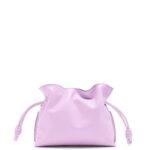 Loewe Women Mini Flamenco clutch in nappa calfskin 206XF559 Bloom Orchid