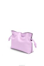 Loewe Women Mini Flamenco clutch in nappa calfskin 206XF559 Bloom Orchid - Image 3