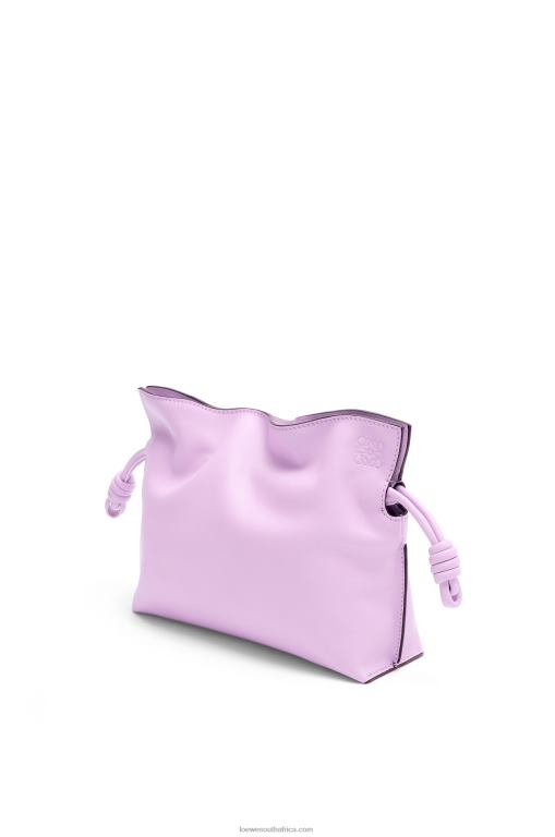 Loewe Women Mini Flamenco clutch in nappa calfskin 206XF559 Bloom Orchid - Image 3
