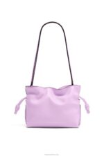 Loewe Women Mini Flamenco clutch in nappa calfskin 206XF559 Bloom Orchid - Image 5